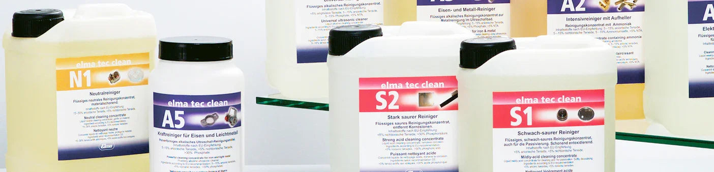 Elma TEC Ultrasonic Cleaning Detergents