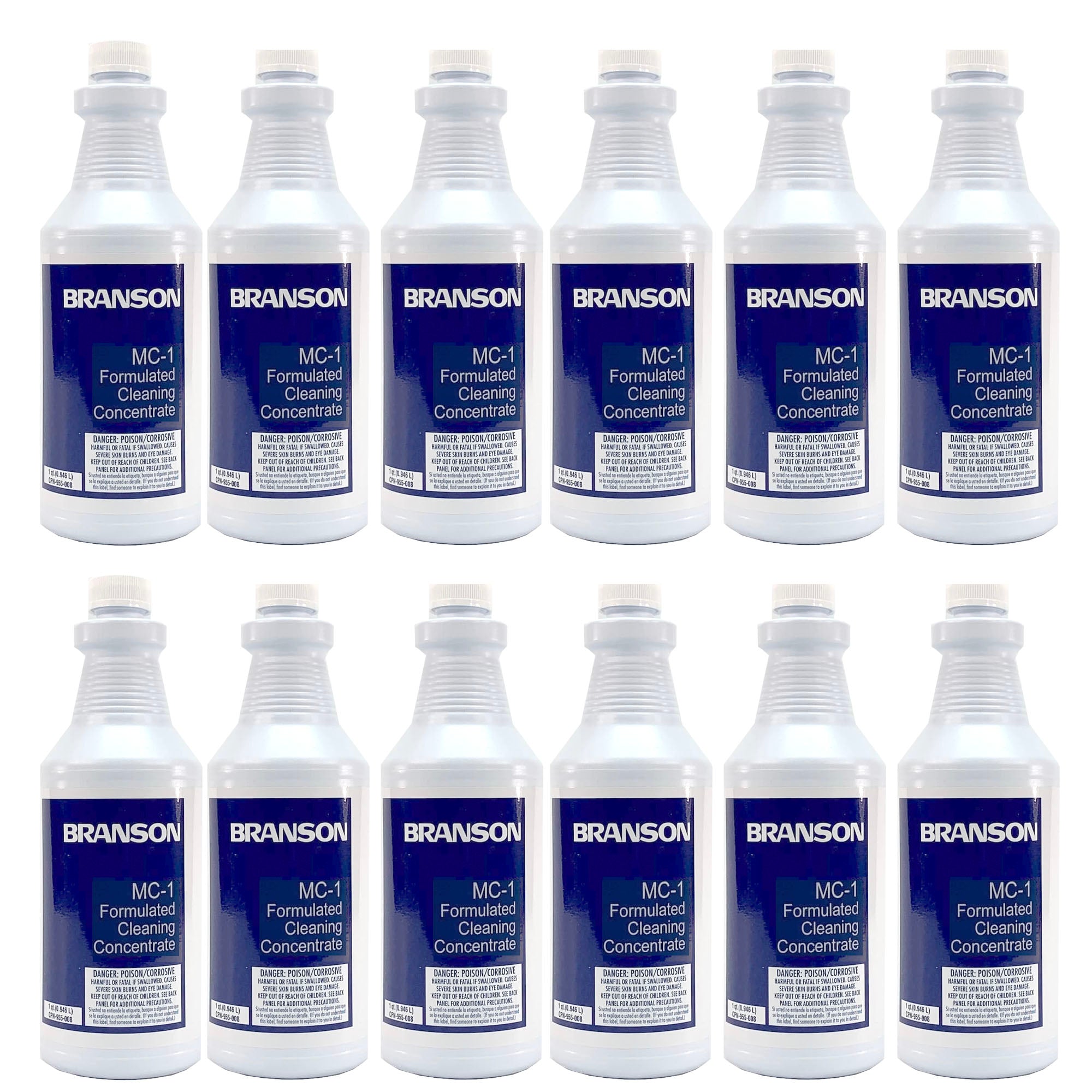 Branson MC-1 Metal Cleaning Solution, Case/12 qts., 100-955-830