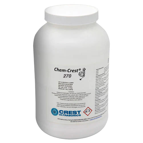 Crest Ultrasonics Chem-Crest 270 Powder, Case/4 x 6lbs Jars., 700270C