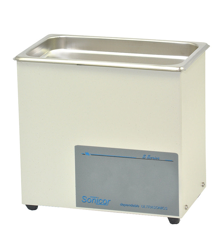 Sonicor 0.75gal. Ultrasonic Cleaner, No Timer, Non-heated, S-100 Basic