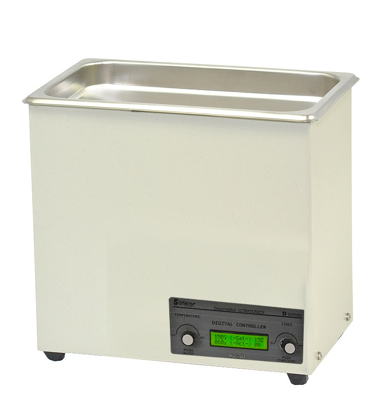 Sonicor 0.75gal. Digital Ultrasonic Cleaner, w/Timer & Heat, S-100D