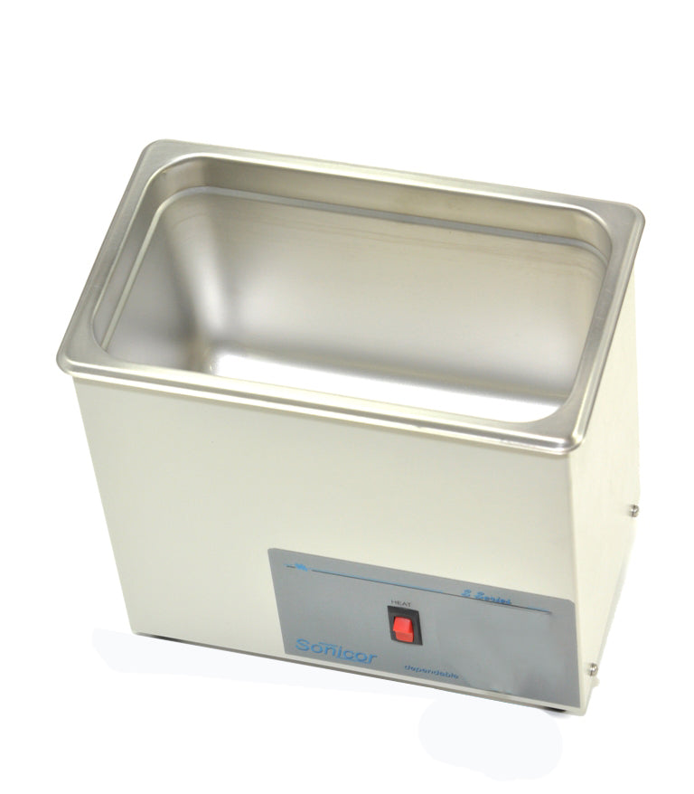 Sonicor 1.0gal. Ultrasonic Cleaner, No timer, Heated, S-101H
