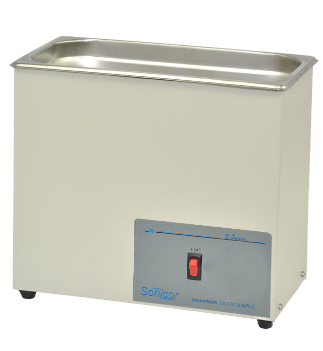 Sonicor 1.5gal. Ultrasonic Cleaner, No timer, Heated, S-150H