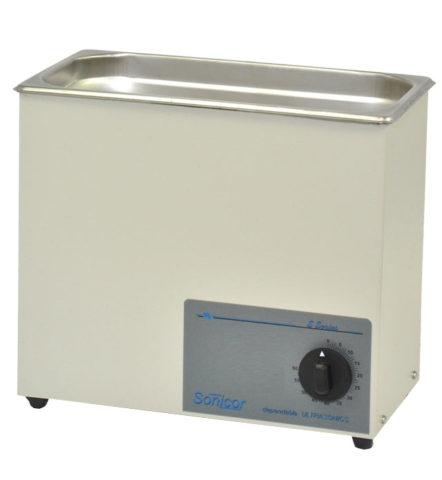 Sonicor 1.5gal. Ultrasonic Cleaner, w/Timer, Non-heated, S-150T