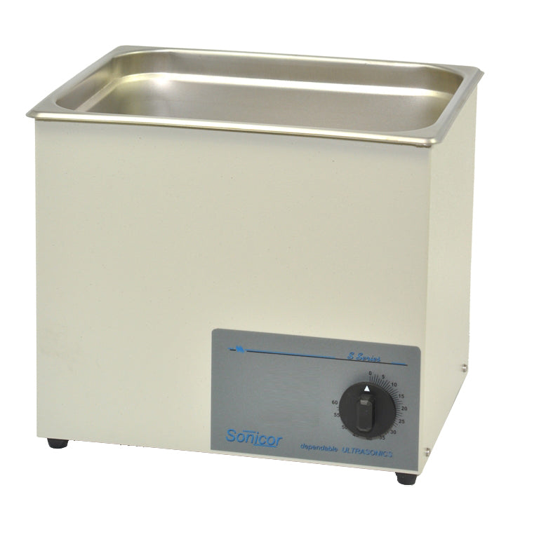 Sonicor 2.5gal. Ultrasonic Cleaner, w/Timer, Non-heated, S-200T