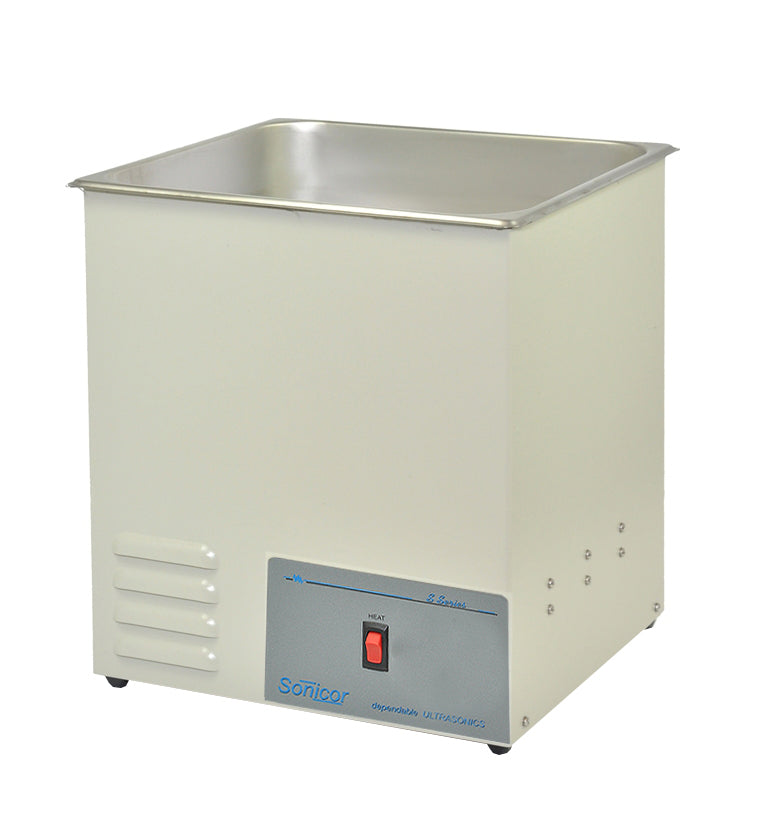 Sonicor 3.5gal. Ultrasonic Cleaner, No timer, Heated, S-300H